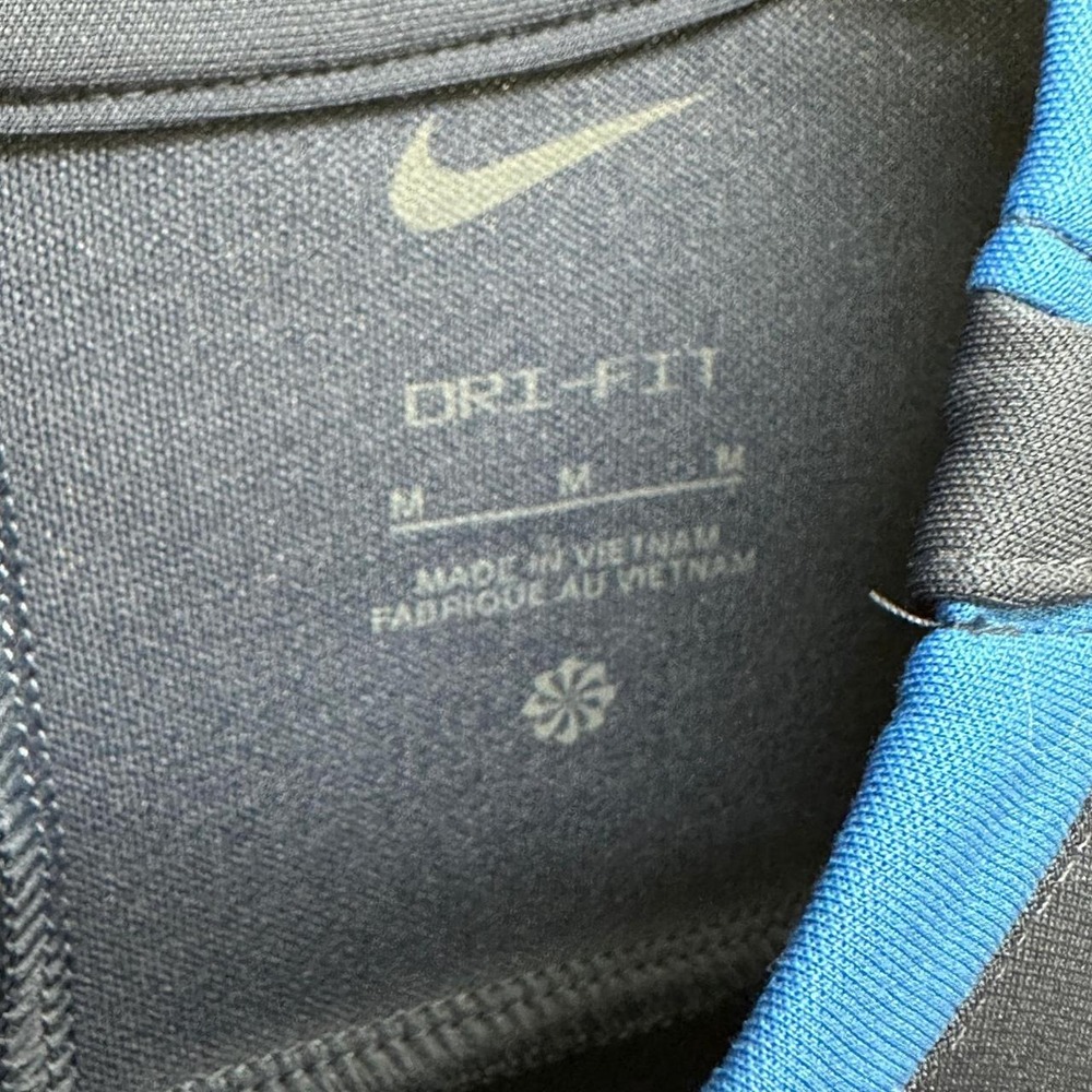 Nike Dri-FIT Academy Women Navy Blue Long Sleeve Soccer Training Top Medium - Picture 4 of 4
